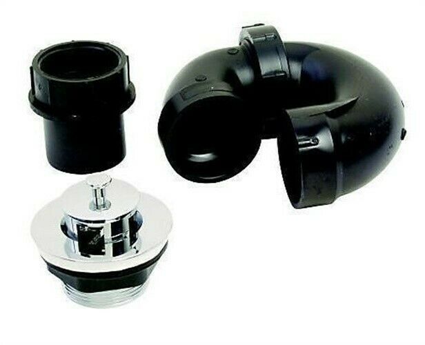 Mobile Home / RV P118C Black ABS Plastic Drain Kit for Tub or Shower