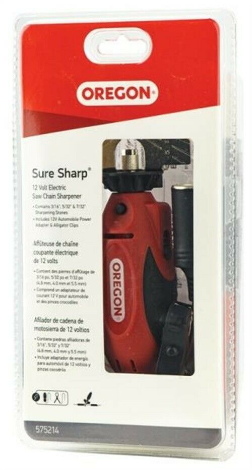Oregon 575214 12 Volt Sure Sharp Electric Chain Saw Sharpener eBay