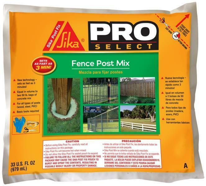 Sika 483503 Pro Select 33 OZ Post Fix Fence Post Mix eBay