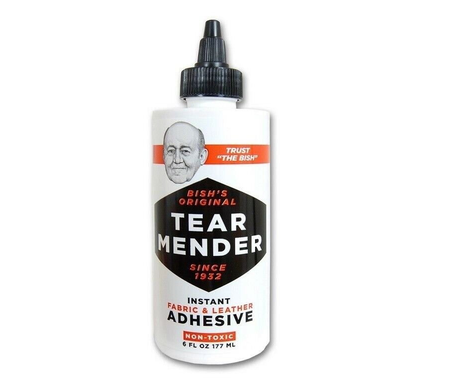 Tear Mender TG6H Fabric and Leather Adhesive Mender 6 oz Dries