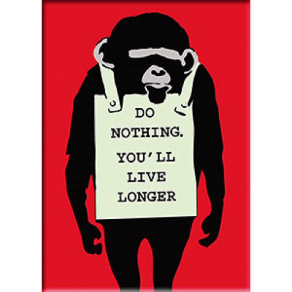 BANKSY'S GRAFFITI FRIDGE, Artist Banksy's Decorative Artwork Fridge Magnet - Picture 2 of 6