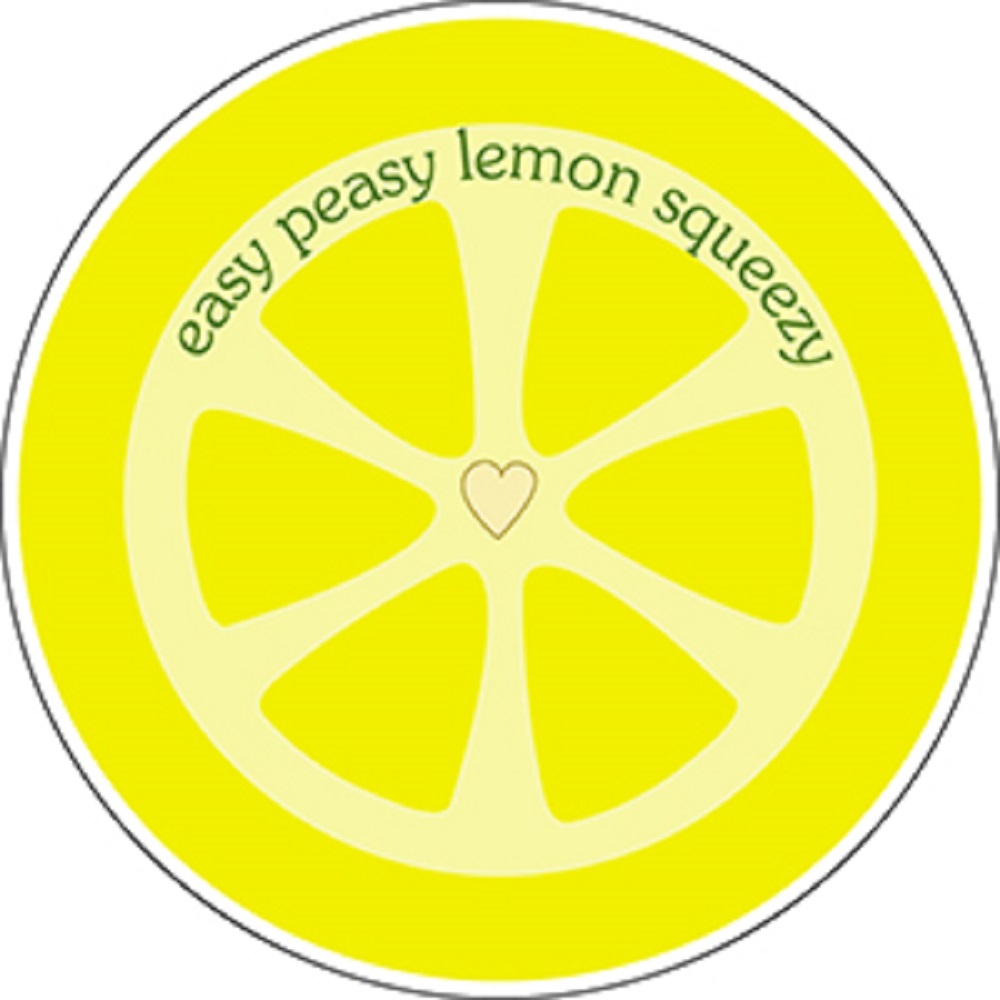 Adesivo Easy Peasy Lemon Squeezy – Confezione Da 2 Decalcomanie Impermeabili Da 5 Pollici, Ottima Idea Regalo