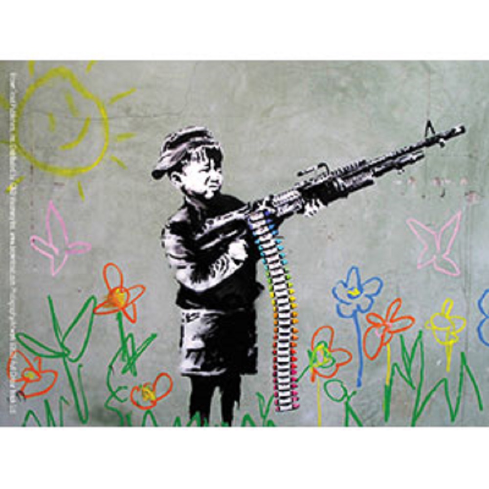 BANKSY's GRAFFITI - Graffiti Artist Banksy Orignal Artwork Vinyl
