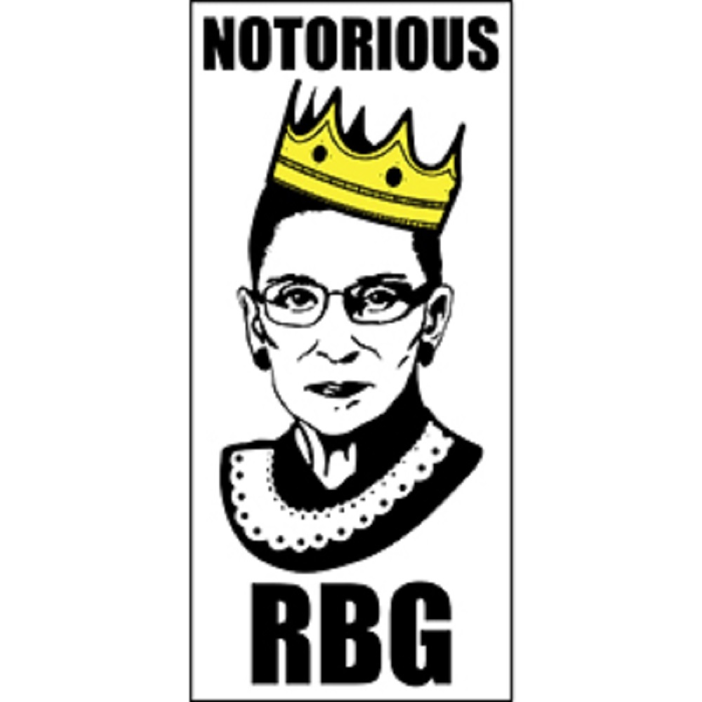 Ruth Bader Ginsburg Sticker - Orignal Artwork Vinyl - Decal STICKER | eBay