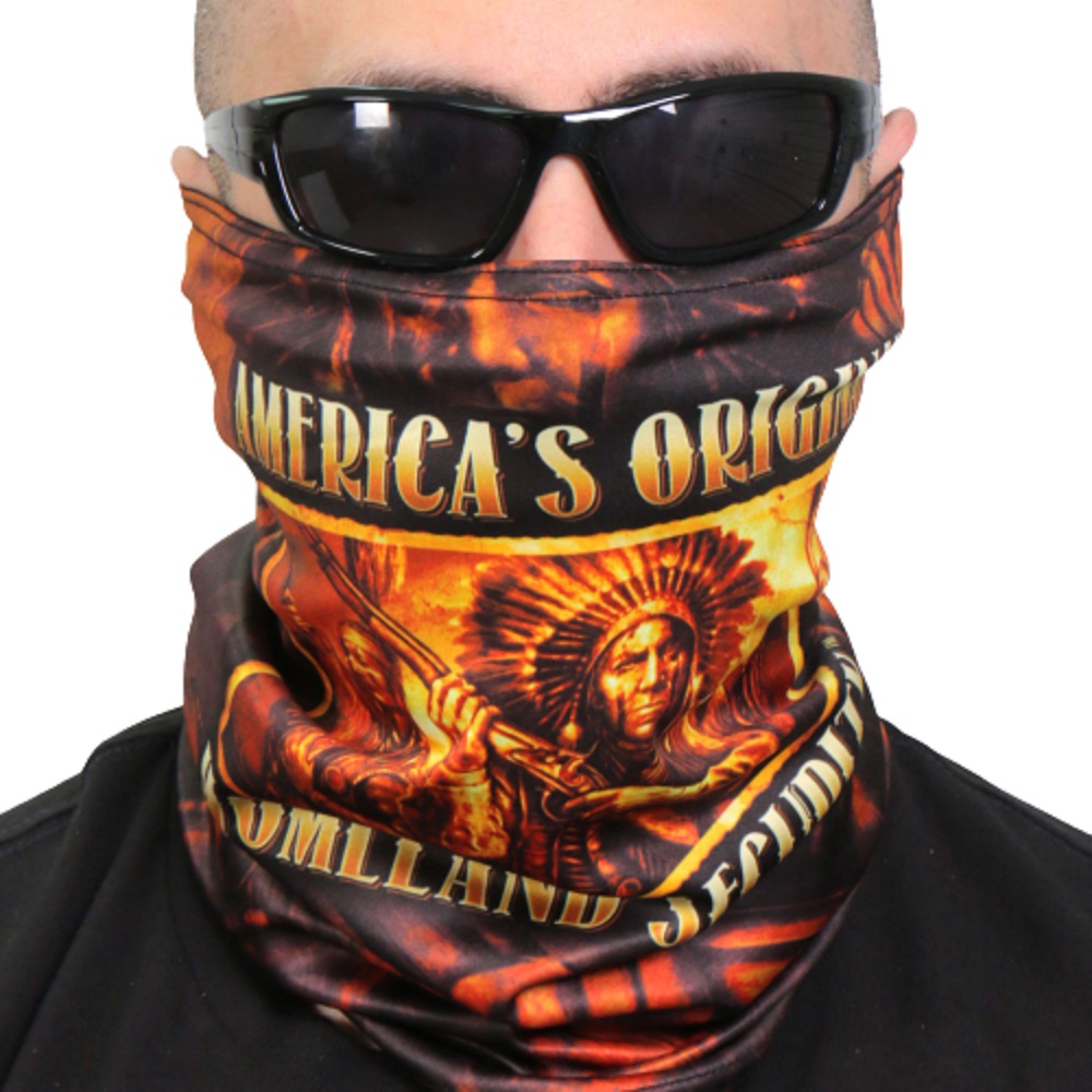 NECK GAITER - Soft Breathable 100% Polyester Microfiber Lined NECK GAITERS MASK - Picture 5 of 6