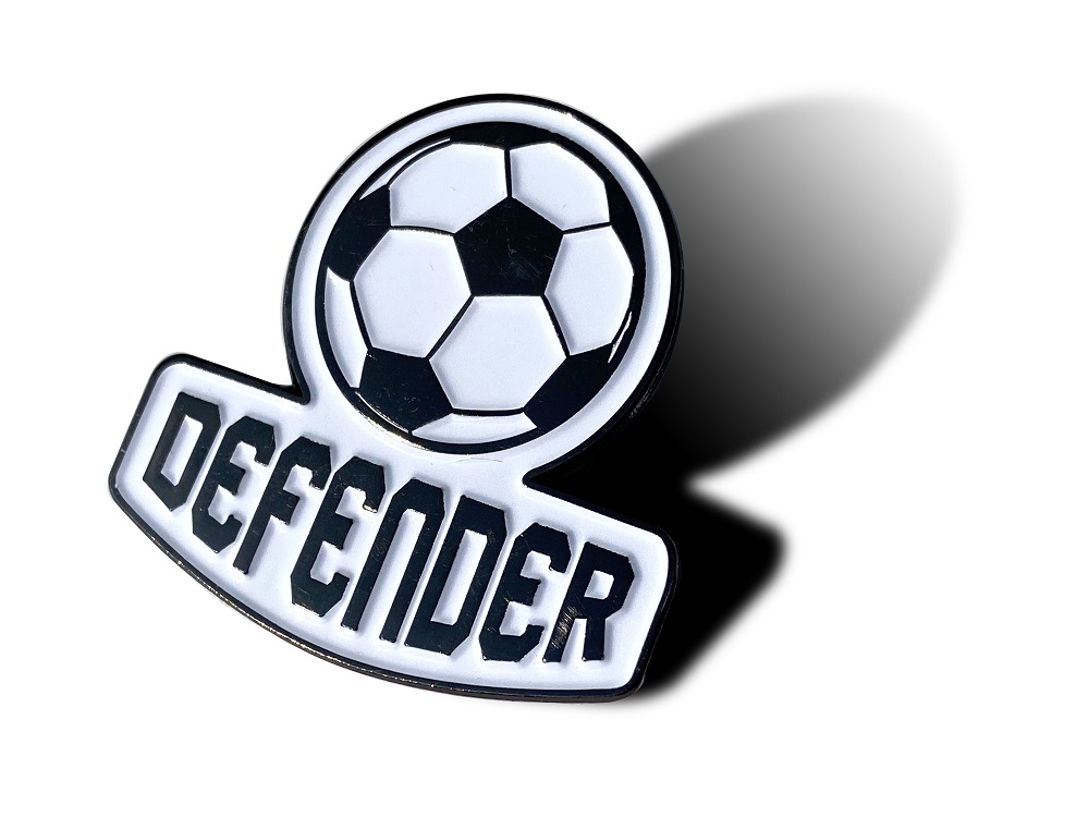 SOCCER BALL PIN Futball Fans Recognition Reward Enamel Lapel PIN, 3cm