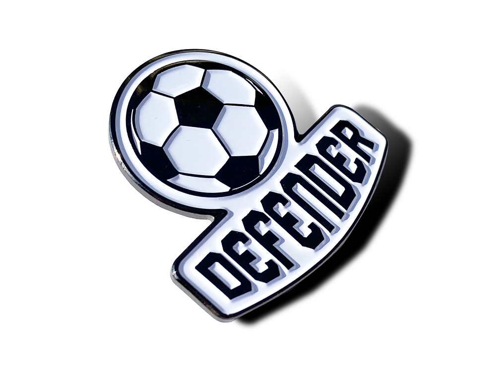 SOCCER BALL PIN Futball Fans Recognition Reward Enamel Lapel PIN, 3cm