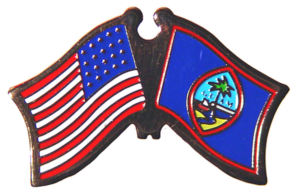 Banderas cruzadas internacionales de Estados Unidos - Obra de arte original, PIN diseñado por expertos - 1,125" - Imagen 7 de 46