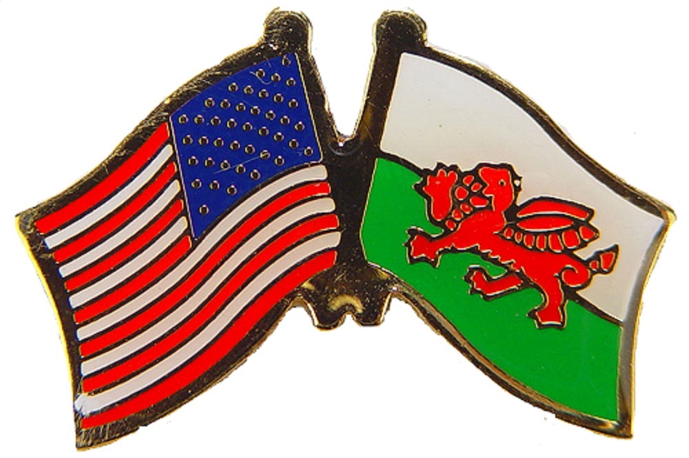 Banderas cruzadas internacionales de Estados Unidos - Obra de arte original, PIN diseñado por expertos - 1,125" - Imagen 46 de 46