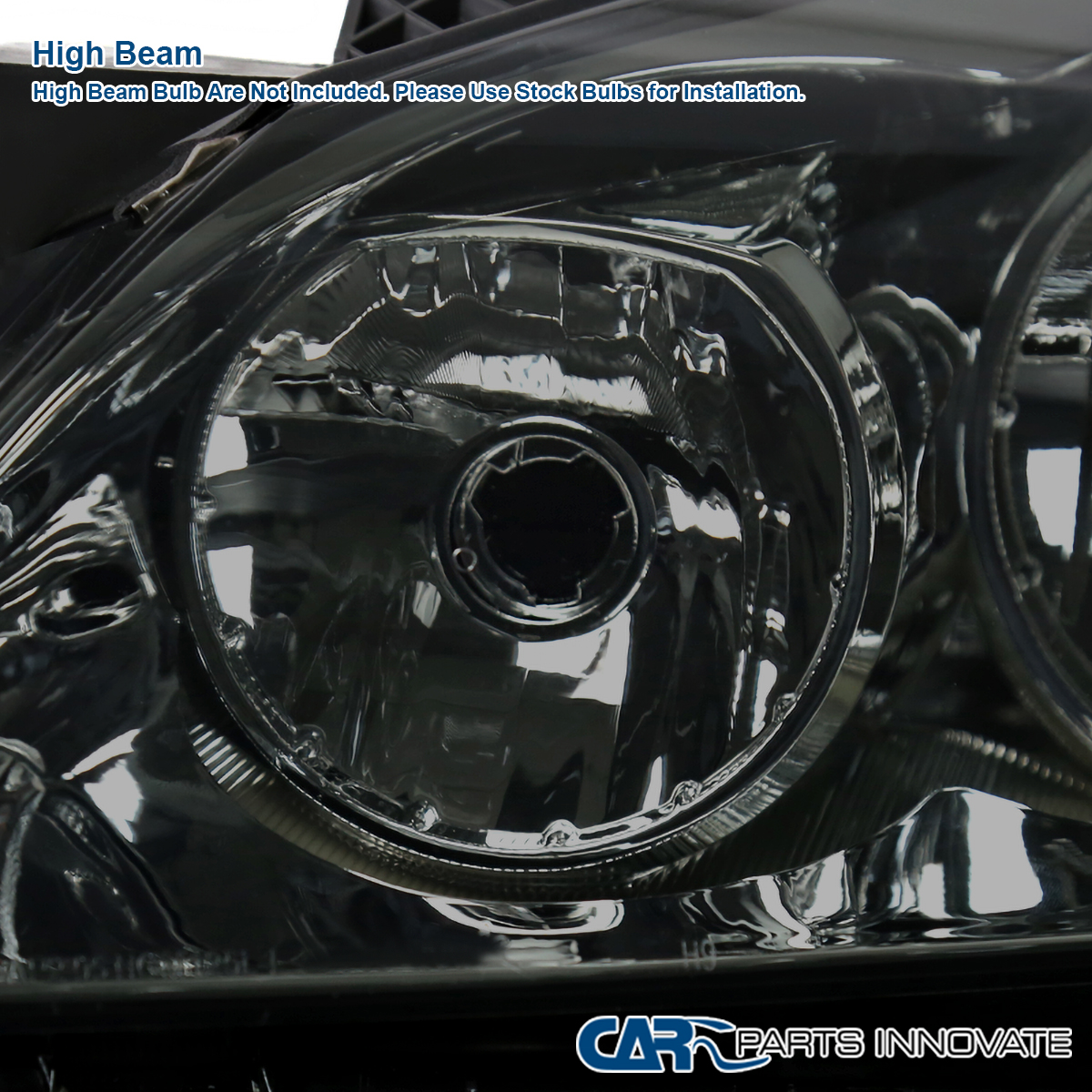 Fits 2005-2010 Pontiac G6 GT GTP Smoke Headlights Head Lamps Left+