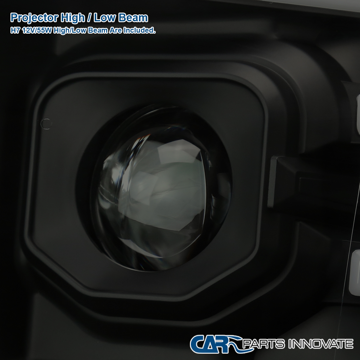 Fits 2009-2014 Ford F150 Smoke Switchback LED Signal Tube Projector Headlights - Picture 7 of 14
