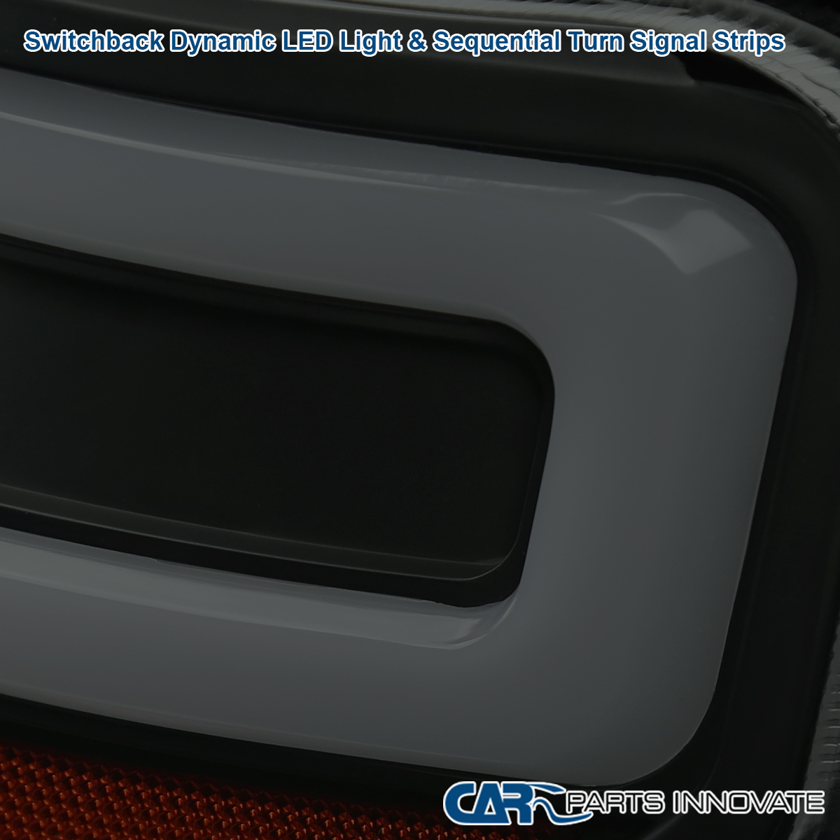 Fits 2009-2014 Ford F150 Smoke Switchback LED Signal Tube Projector Headlights - Picture 8 of 14