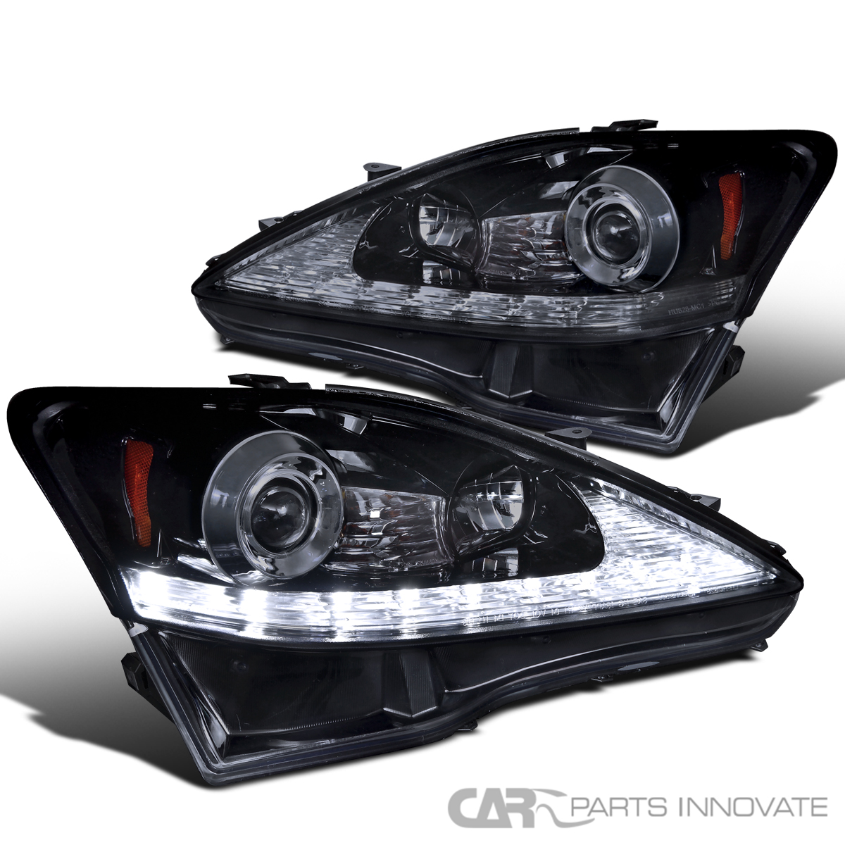 Fits 2006-2009 Lexus IS250 IS350 Smoke Projector Headlights