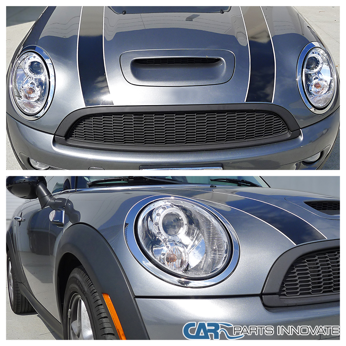 Fits 2007-2013 Mini Cooper S R56 LED Halo Projector Headlights