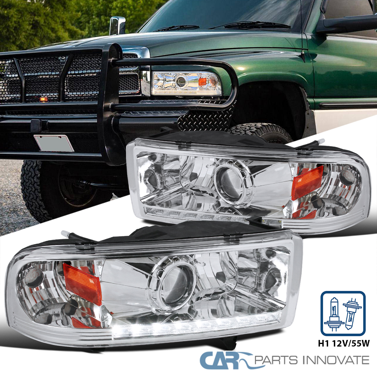 6 inch Larson Electronics 1015P9JDMEM Driver side WITH install kit 2005 Volvo VN670 Side Roof mount spotlight -Black 100W Halogen