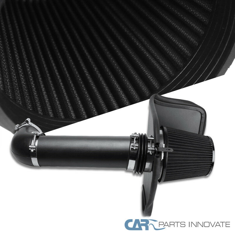 For 06-10 Dodge Charger 5.7L 6.1L Glossy Black Cold Air Intake System+Filter