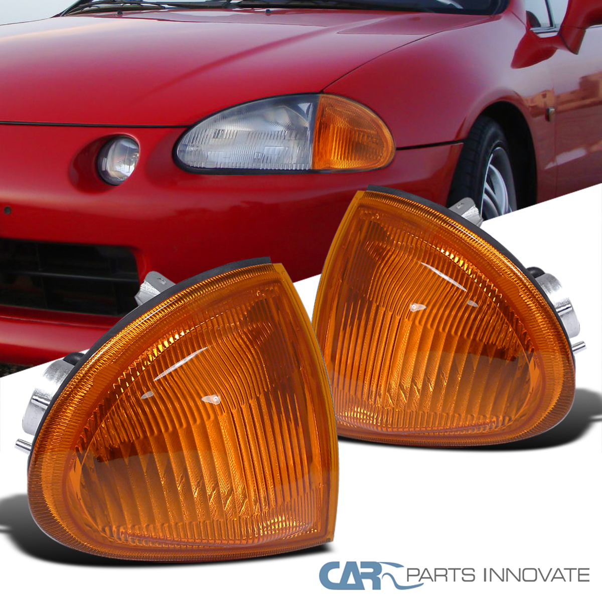 Fits Honda 93-97 Civic del Sol Corner Lights Turn Signal Lamps