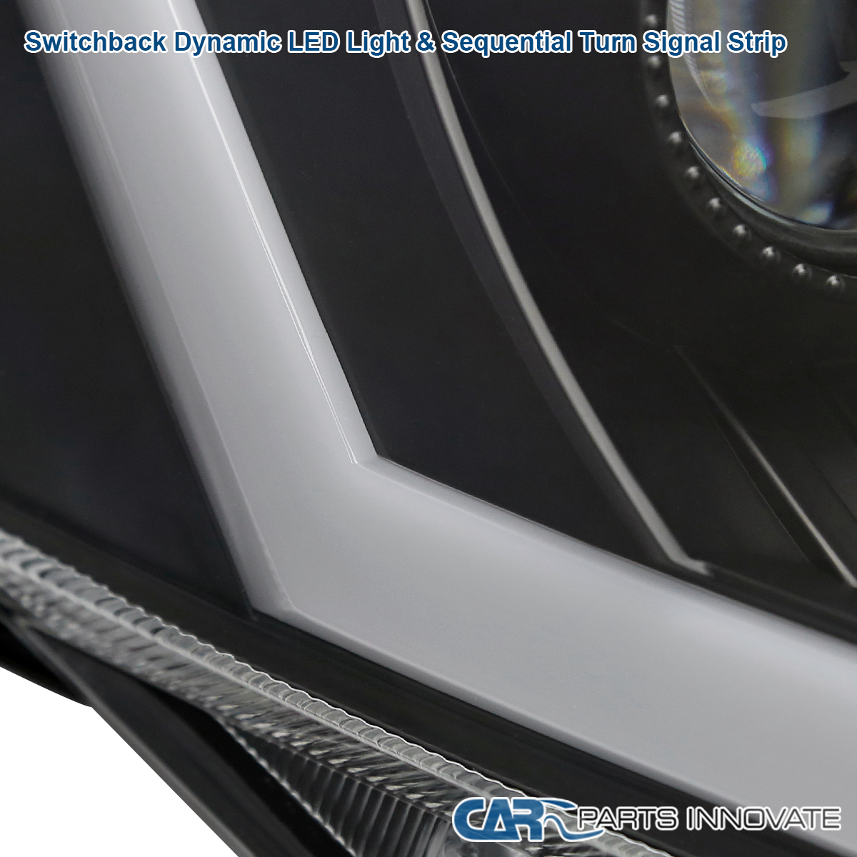 Black Fits 2003-2005 350Z Z33 Projector Headlights LED Switchback