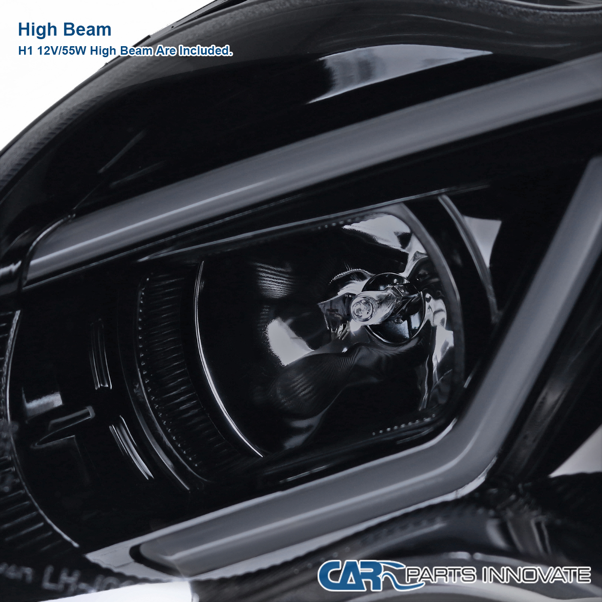 thumbnail image 2 of Spec-D Tuning Jet Black Projector Headlights For 2001-2007 Benz W203 C230 C320 Sedan 2 of 4