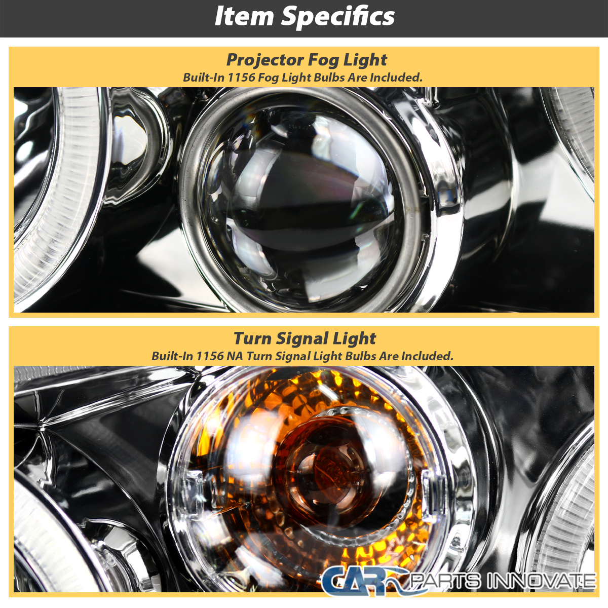 Fit VW 99-06 Golf Mk4 GTI R32 Cabrio Clear Halo Projector