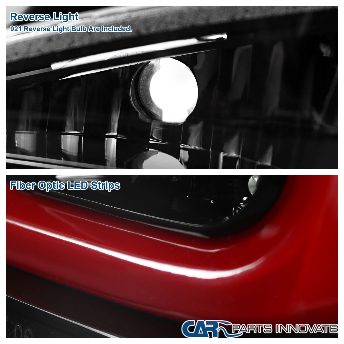 Pearl Black Fits 2005-2008 BMW E90 325i 4Dr Sedan LED Tail Lights