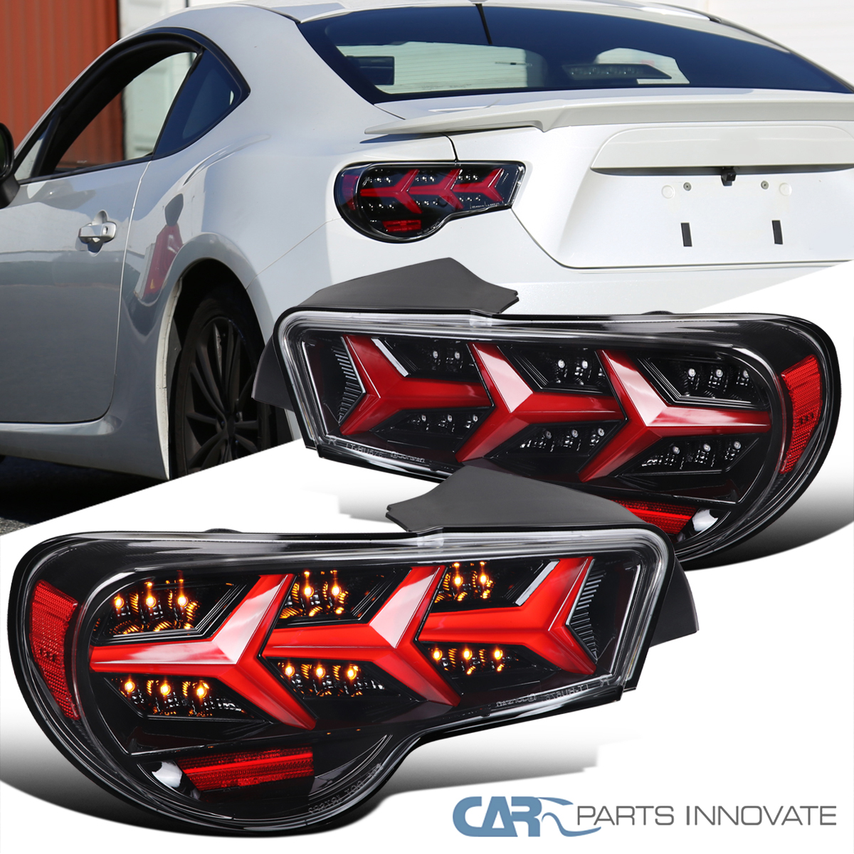 ZC8 BRZ STIリップ LEDデイライト付き BRZ スバル デイライト ZD8 LEDディライト ウィンカー 2色切替