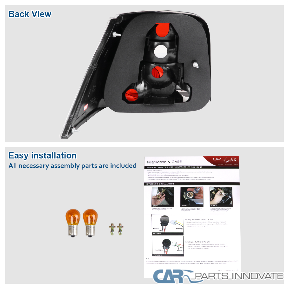 Fits VW 99-06 Golf Mk4 GTI R32 Replacement Tail Lights Brake Rear