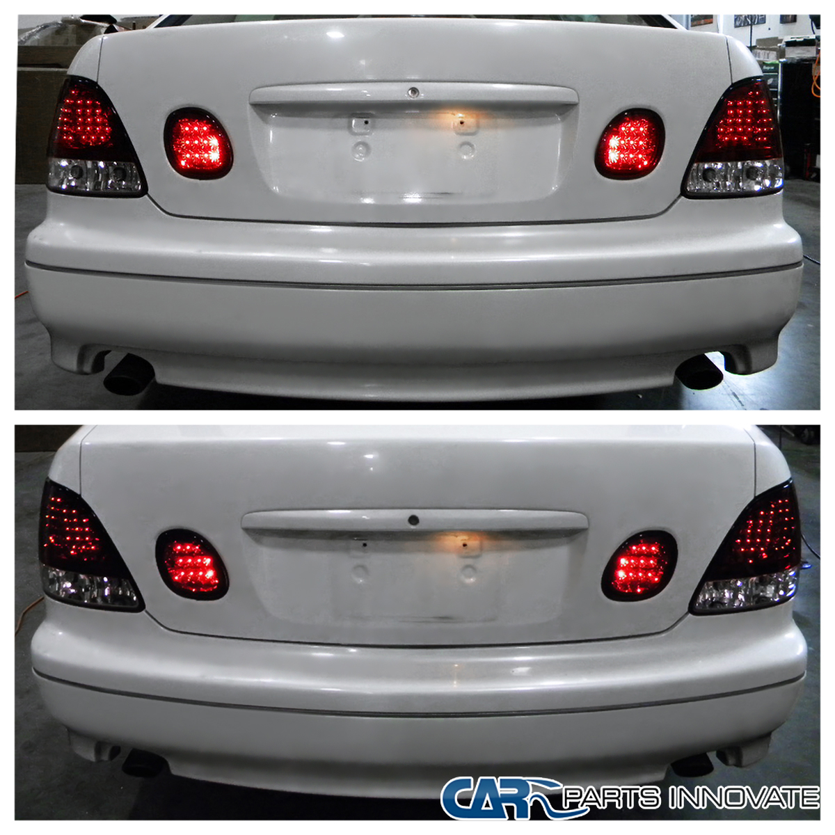 Fits 98-05 Lexus GS300 400 430 Rear Red Clear LED Tail Lights+
