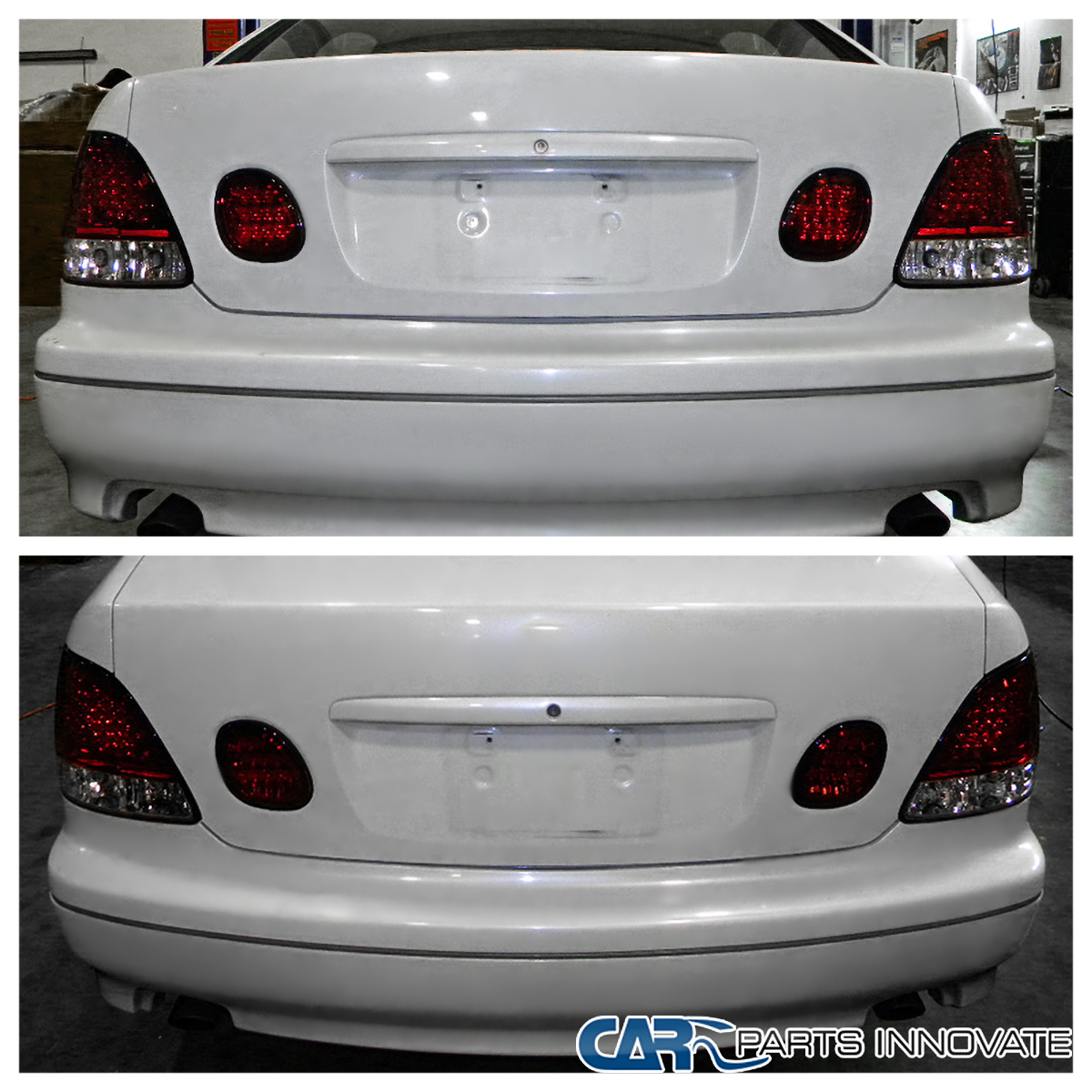 Fits 98-05 Lexus GS300 400 430 Rear Red Clear LED Tail Lights+