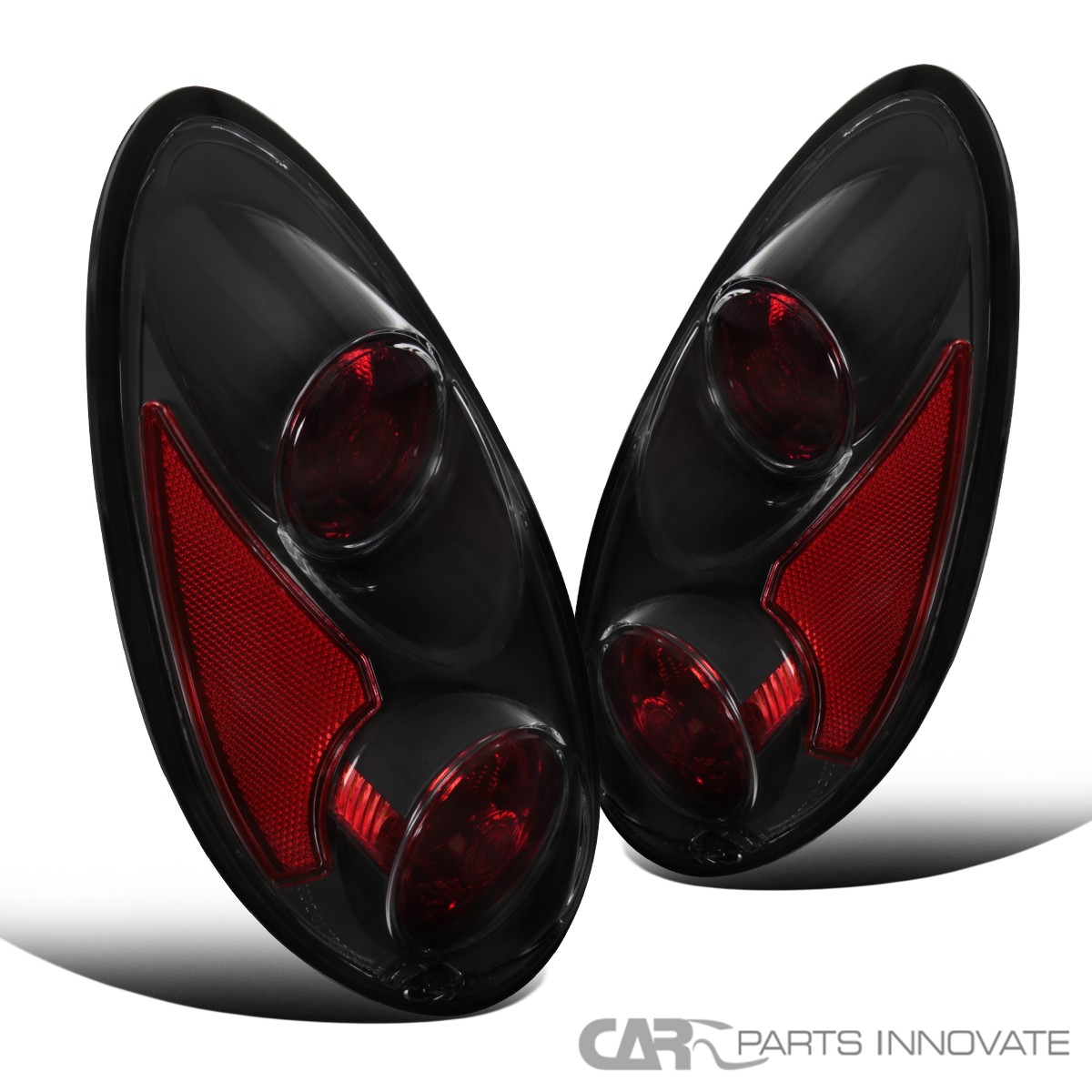 Black Fits 2001-2005 Chrysler PT Cruiser Tail Lights Brake Lamp