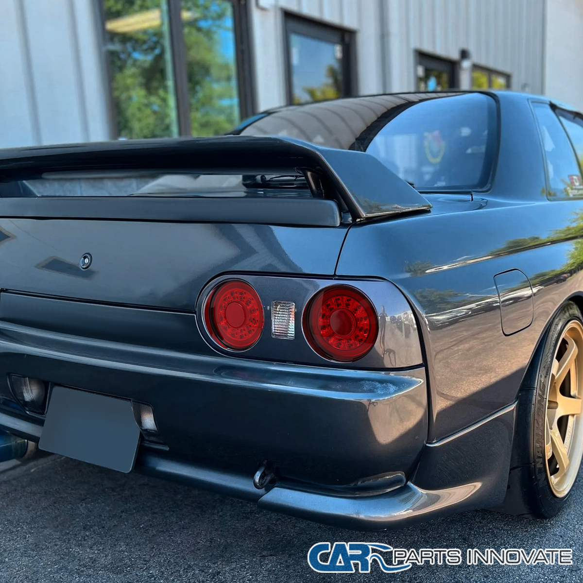 Fit 1989-1994 Skyline GT R32 JDM Red LED Tail Lights Brake Lamps