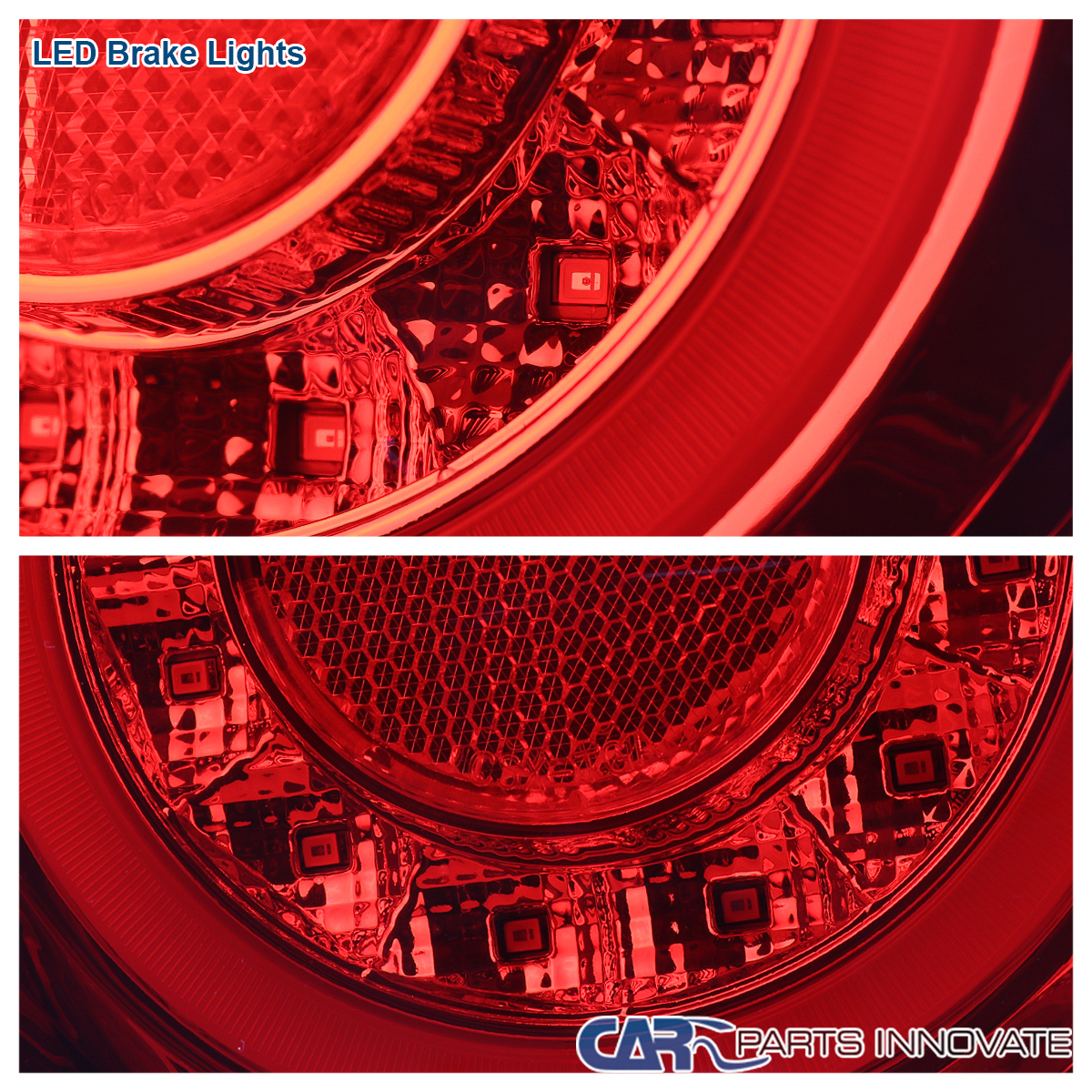 Fits 1991-1998 180SX RPS13 / 240SX S13 S14 JDM Red Full LED Tail