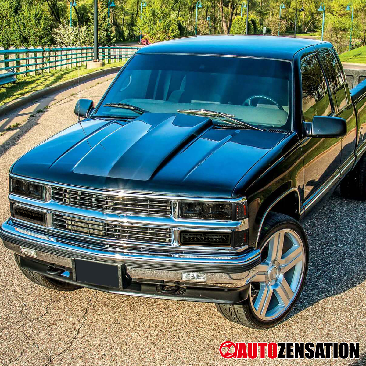 4-Piece Smoke Corner Lights For 1994-1998 Chevy C10/Silverado/Tahoe - Signal Lamps 7 thumbnail image