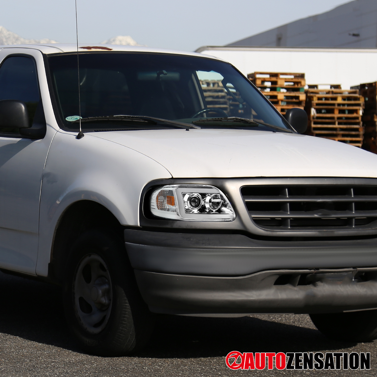 Clear Chrome Headlights & Corner Lights Fit For 1997-2003 Ford F150 Expedition E - Foto 3