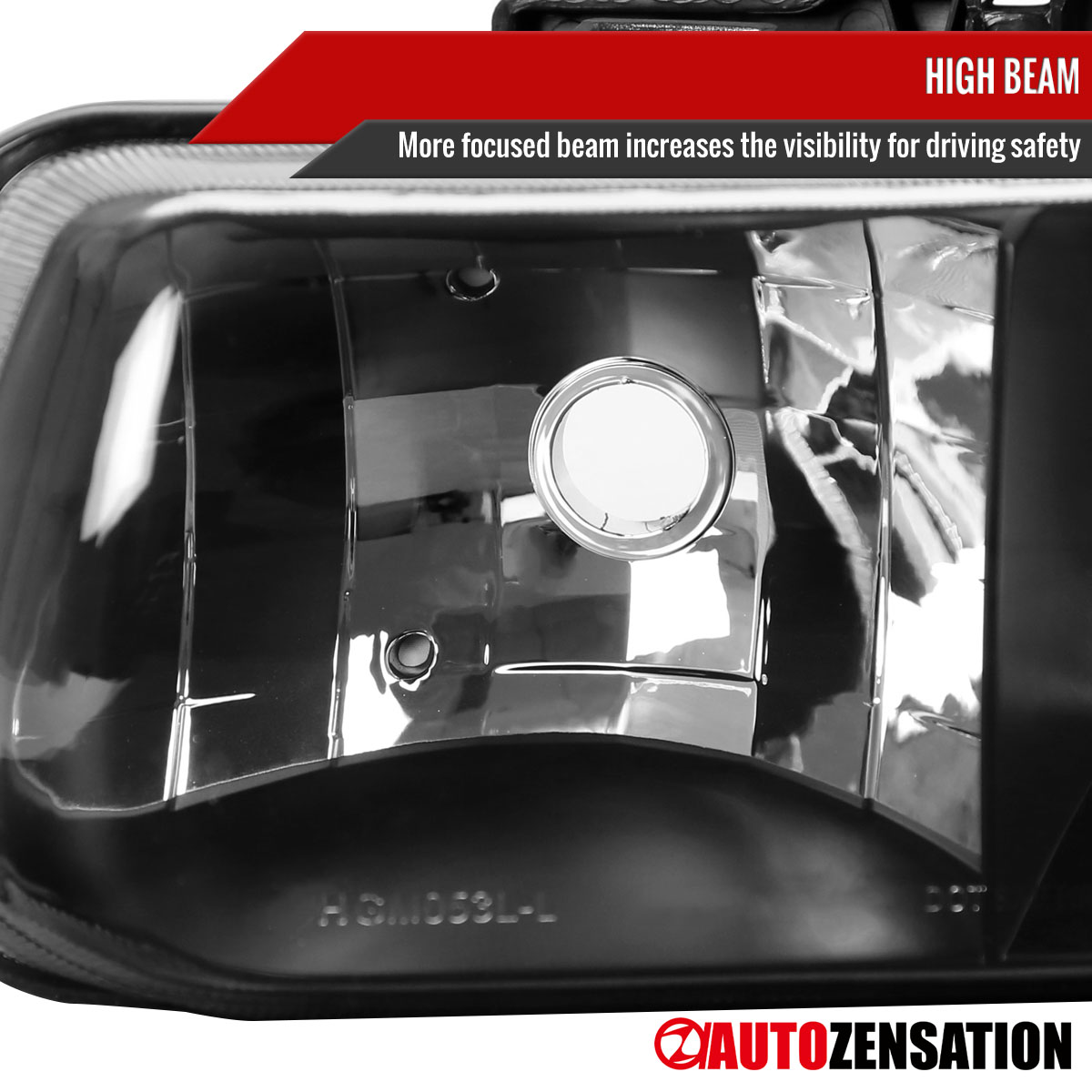 Black Halogen Headlight Assemblies For Chevy Silverado 99-02, Suburban/Tahoe 00-06 – Driver & Passenger Side