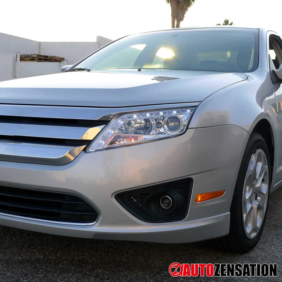 Spec-D Tuning Front Light LED Projector Black Headlights for 2010-2012
