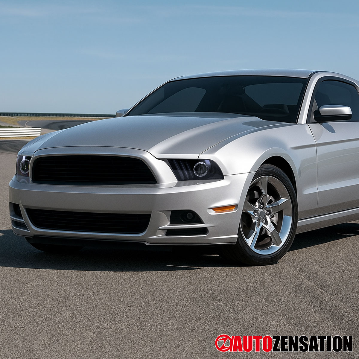 thumbnail image 2 of Maxcomotors Smoke Projector Headlights For 2010-2014 Ford Mustang – Sequential LED Turn Signals + DRL 2 of 5