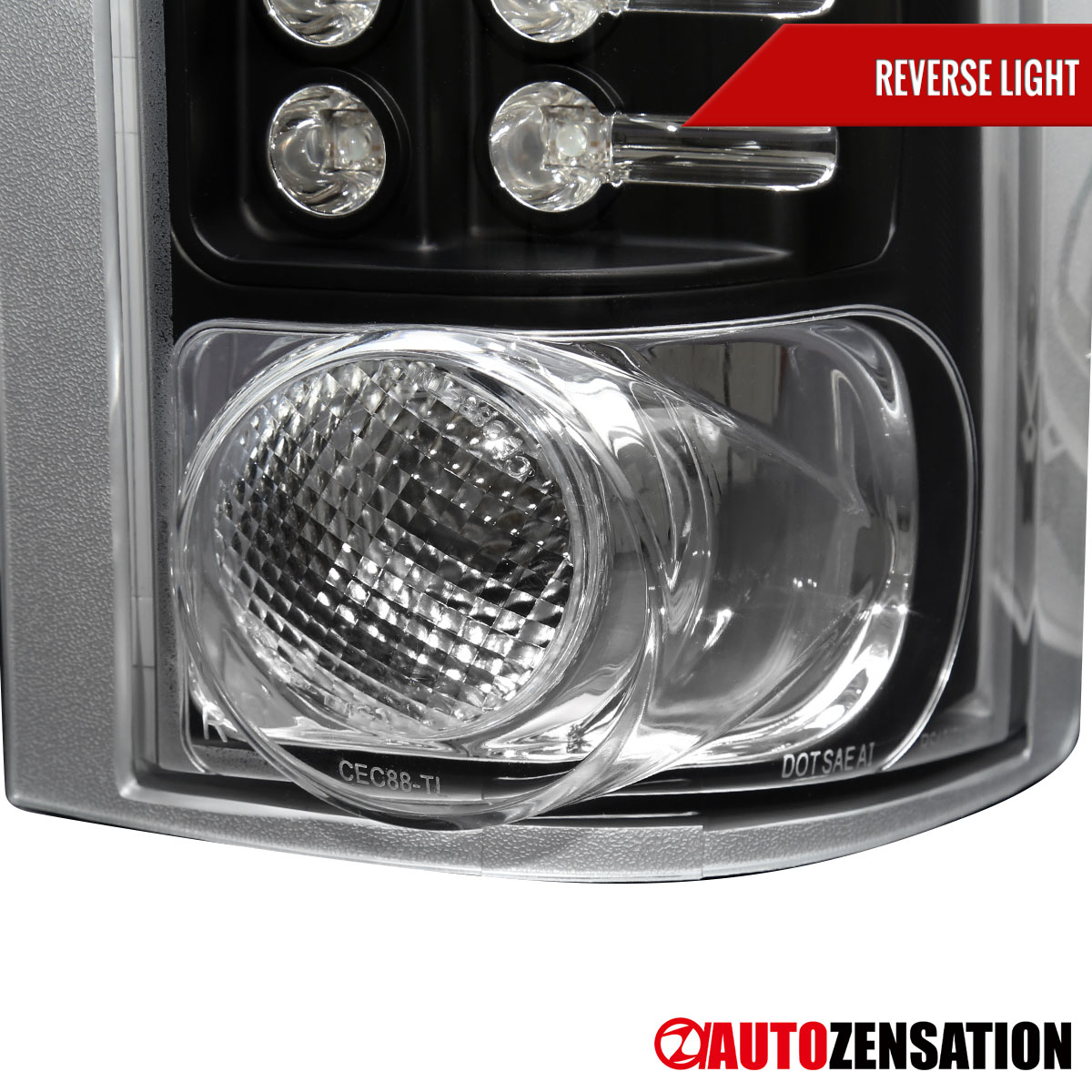 Carpartsinnovate Smoke LED Tail Lights For Chevy GMC C/K 1500 2500 1988-1998 - Left & Right Pair
