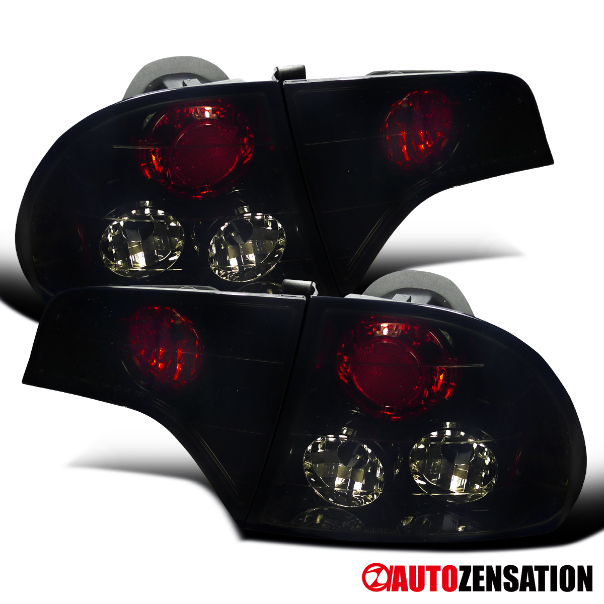 Anzo LED Tail Lights For 2006-2011 Honda Civic 4-Door Sedan – Black Housing