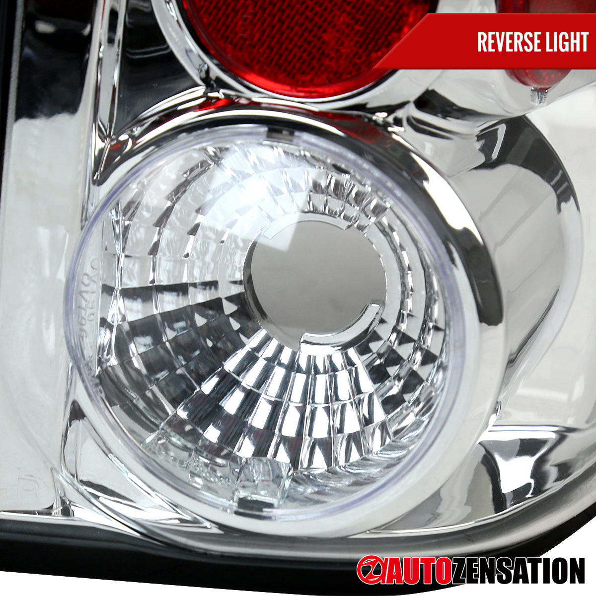 Spec-D Tuning Tail Lights For 2003-2006 Ford Expedition - Pair Clear/Chrome DOT SAE