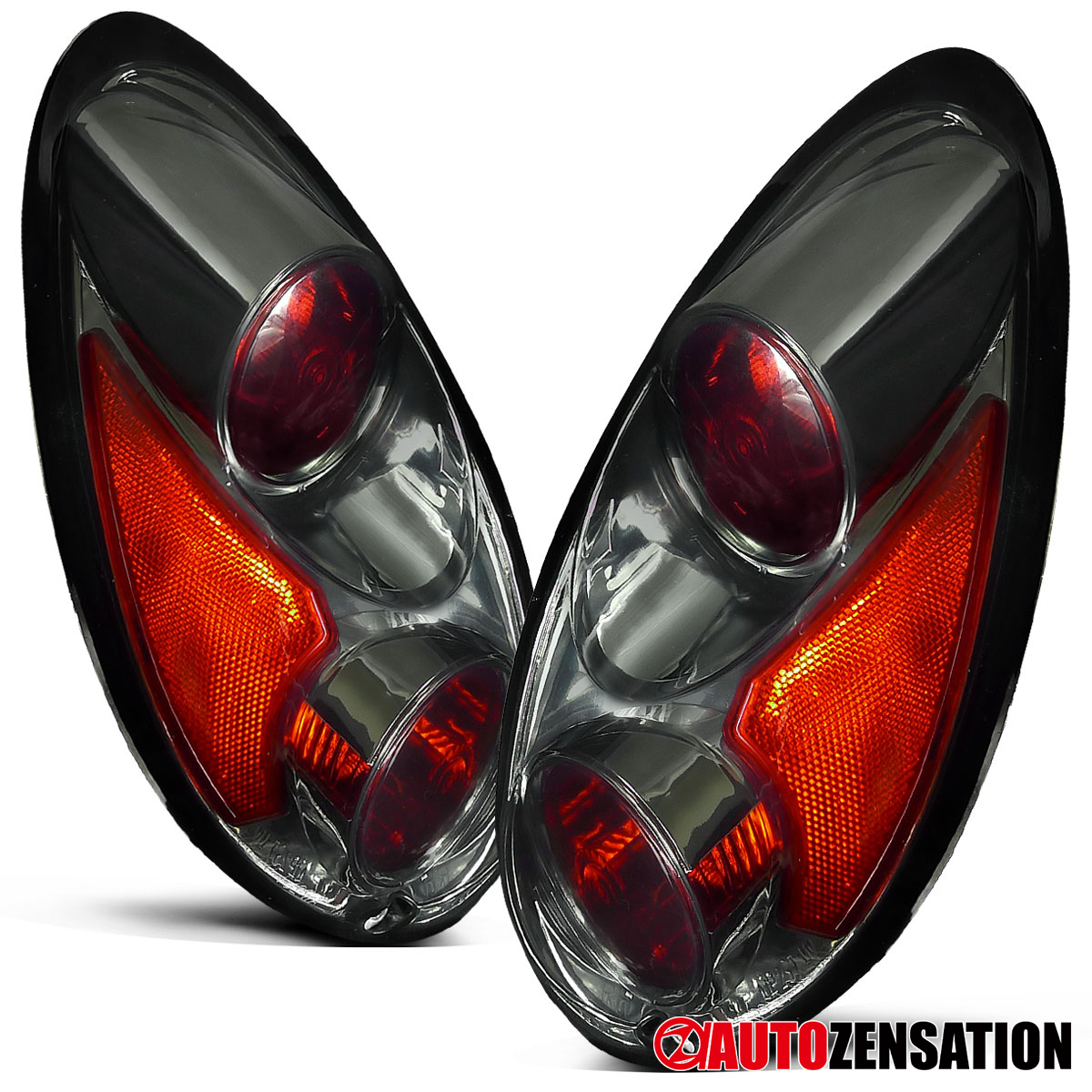 For Chrysler 0105 PT Cruiser Black Parking Tail Lights Rear Brake Lamps Pair Car & Truck Tail