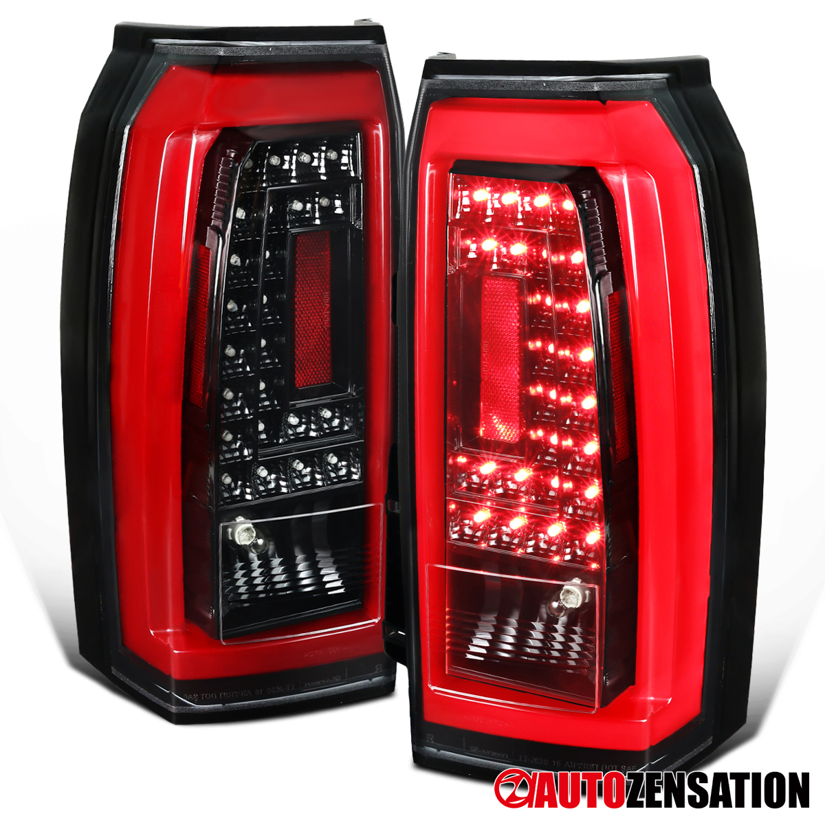 For 20152018 GMC Yukon XL Denali Red/Smoke LED Tail Lights Lamps Left