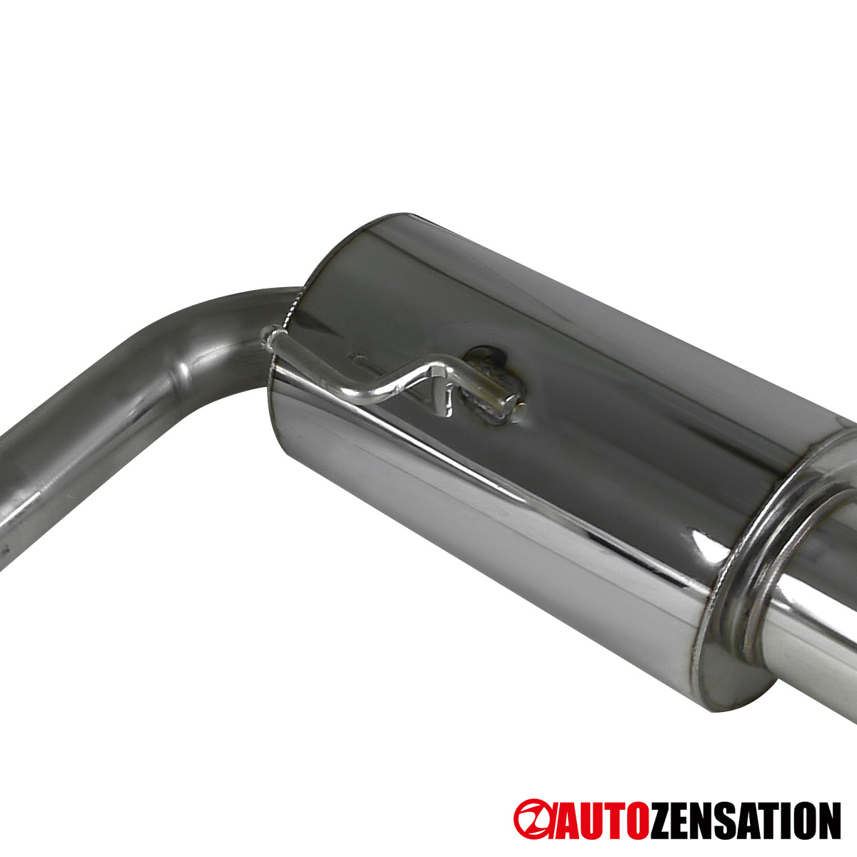 AUTOZENSATION 2.5" Catback Exhaust System With Burnt Tip – Compatible With 2005-2010 Scion TC