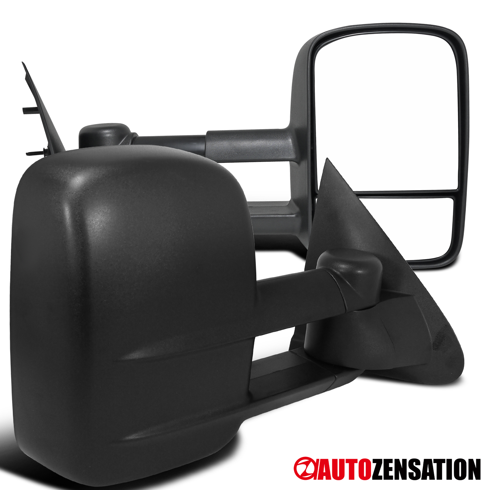 For 97-03 Ford F150 Light Duty Reg// Super Cab Power Extendable Towing Mirrors