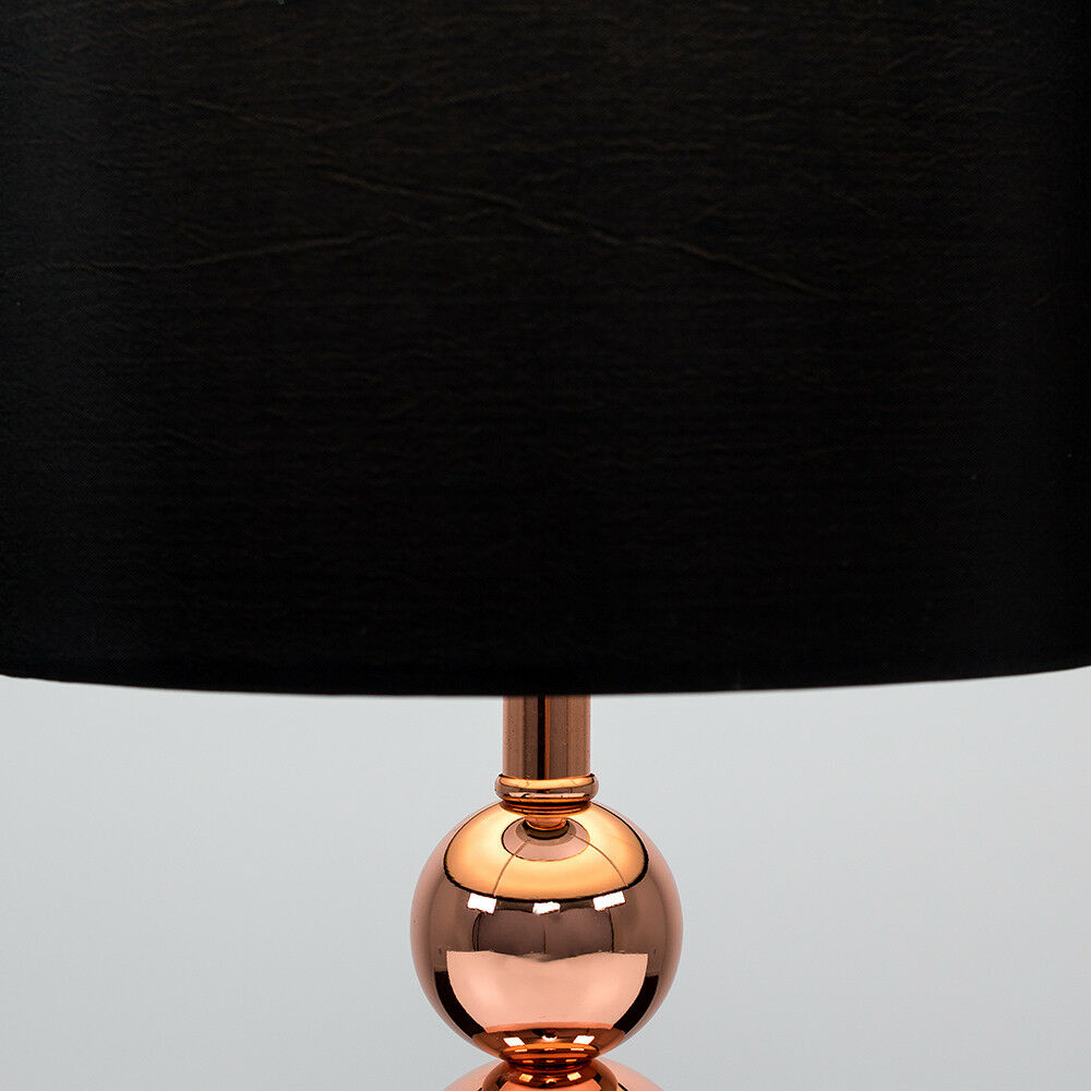 Modern Dimmable Bedside Table Lamp Touch Dimmer Lounge Light Cotton