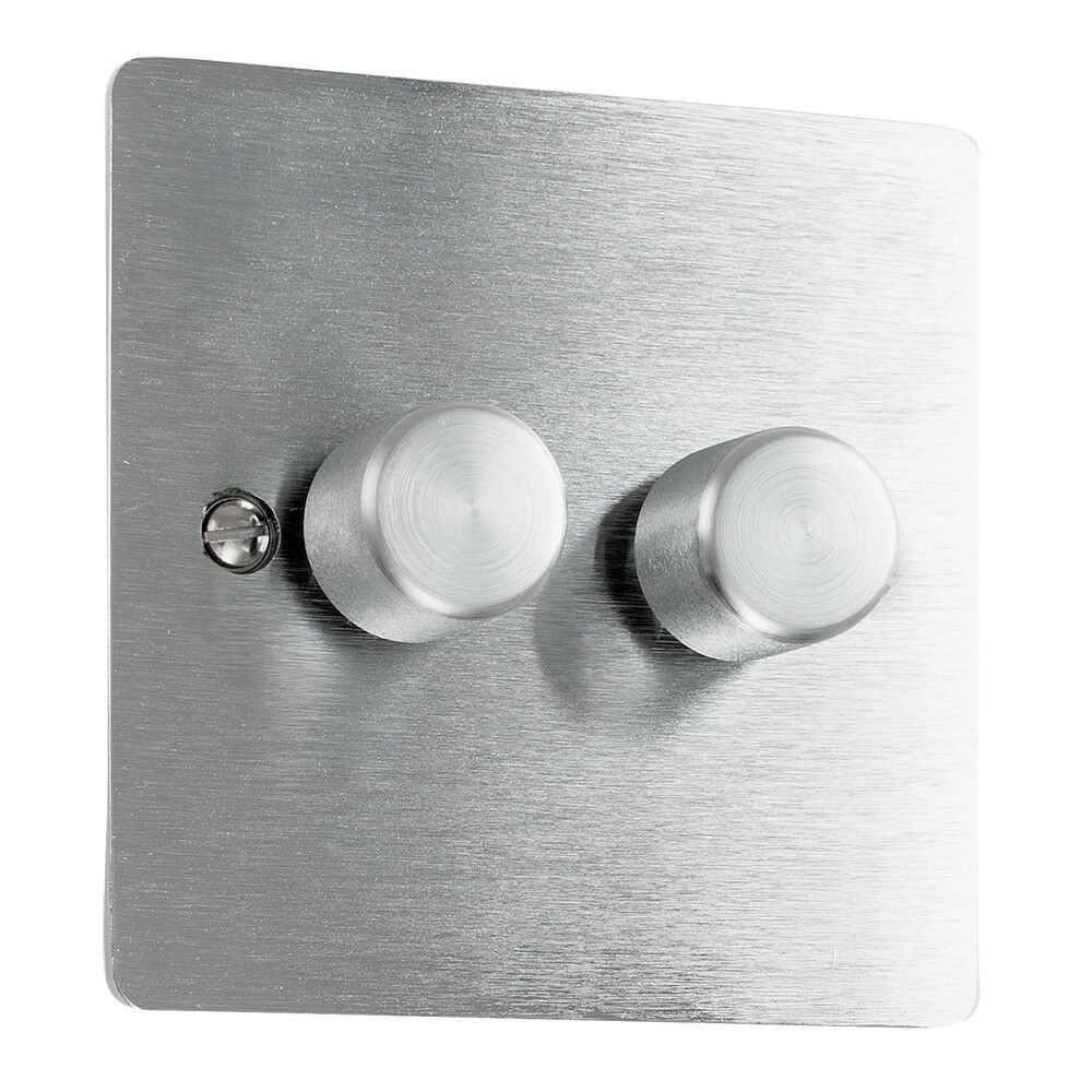 Dimmer Switch 1 U0026 2 Gang Flat Plate Dimmable Led Light