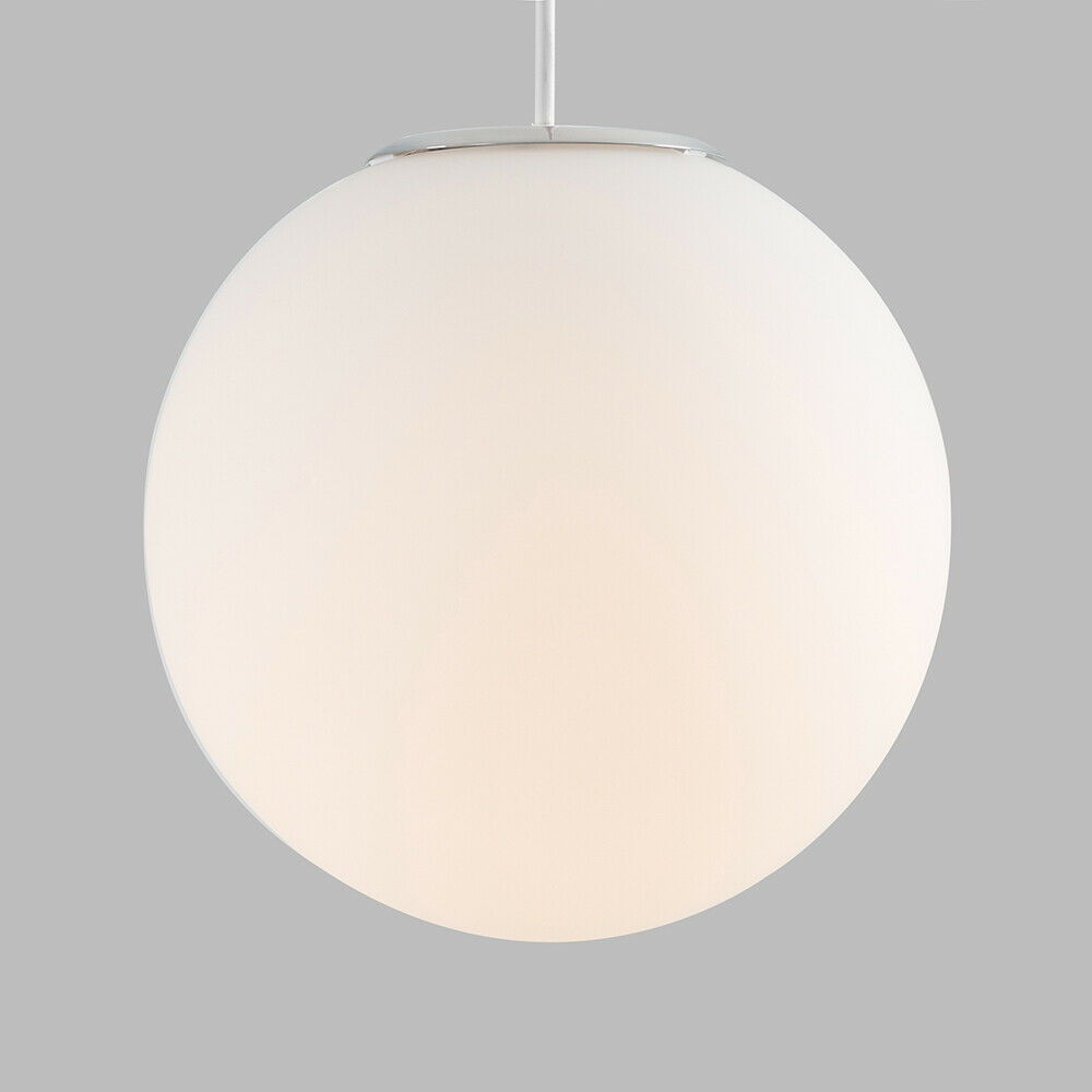 Contemporary LED Ceiling Pendant Shade Frosted Glass Globe Design