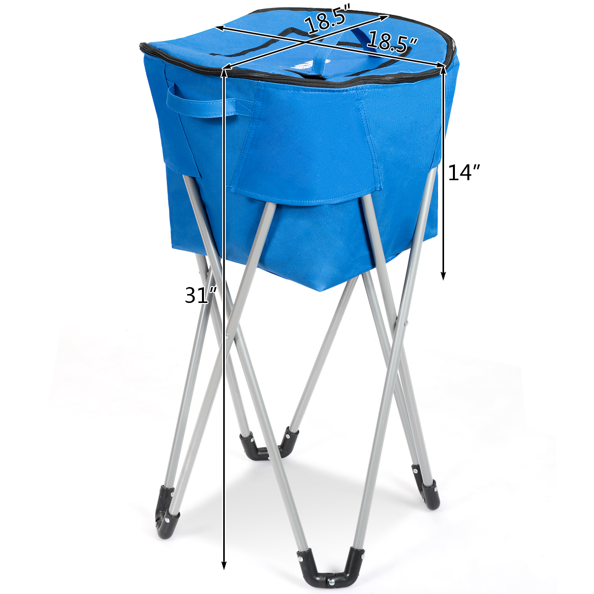 topi portable folding cooler