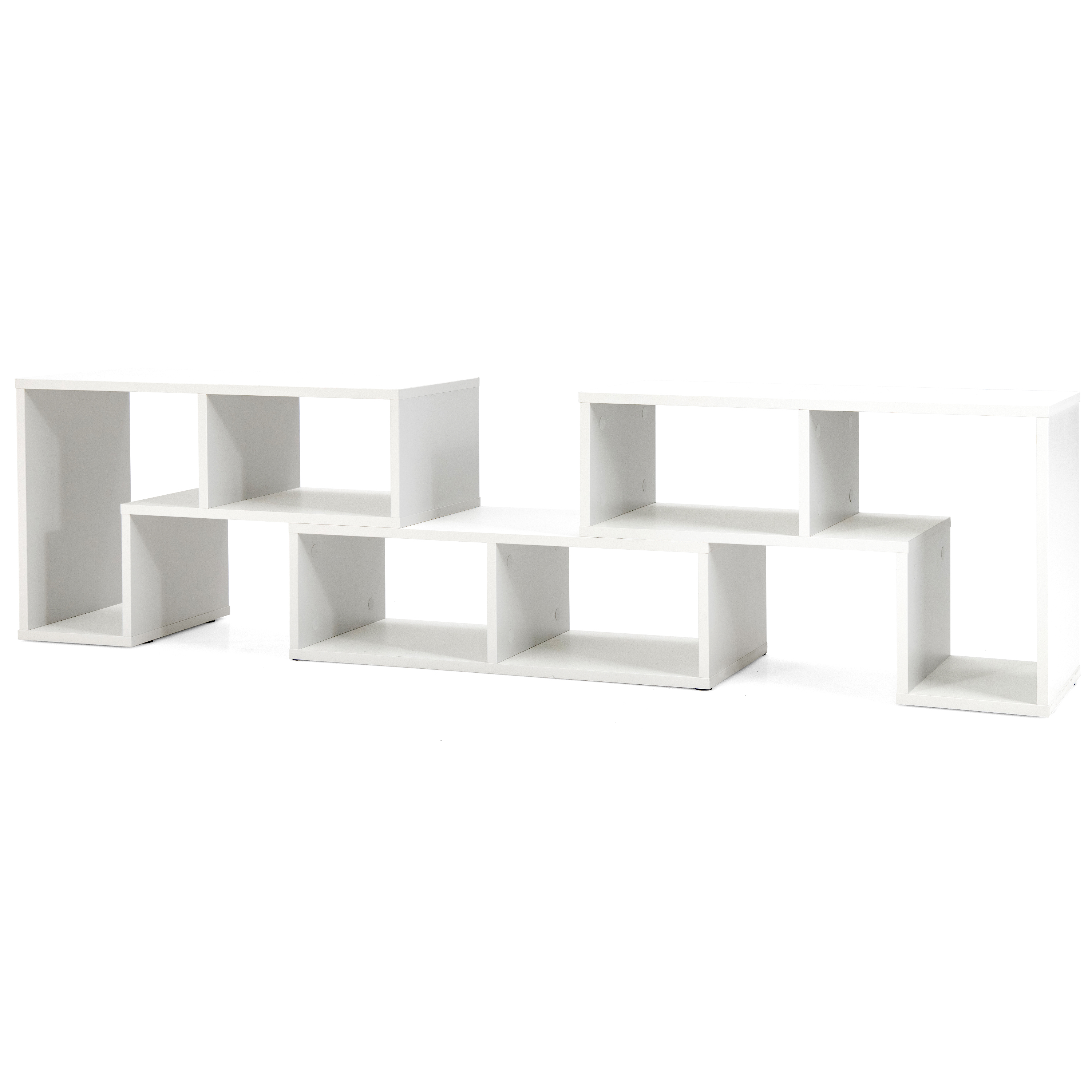 Topbuy 3 PCS Adjustable TV Stand Minimalist Entertainment Center for 43 55 60