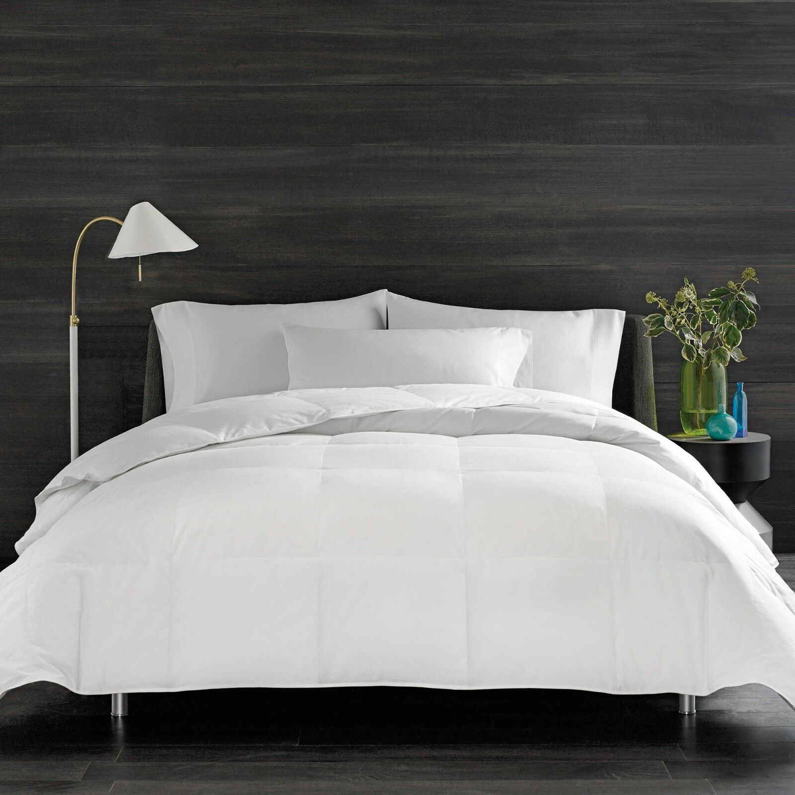 New Real Simple 350 Thread Count Bafflebox Construction King Comforter